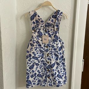 ICHI Ihziggi Dress Size 36 (US S) in Baleine Blue